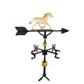 Gardengear 300 Series 32 In Deluxe Gold Horse Weathervane GA742313